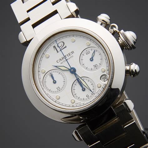 cartier pasha chronograph movement|cartier chronograph automatic.